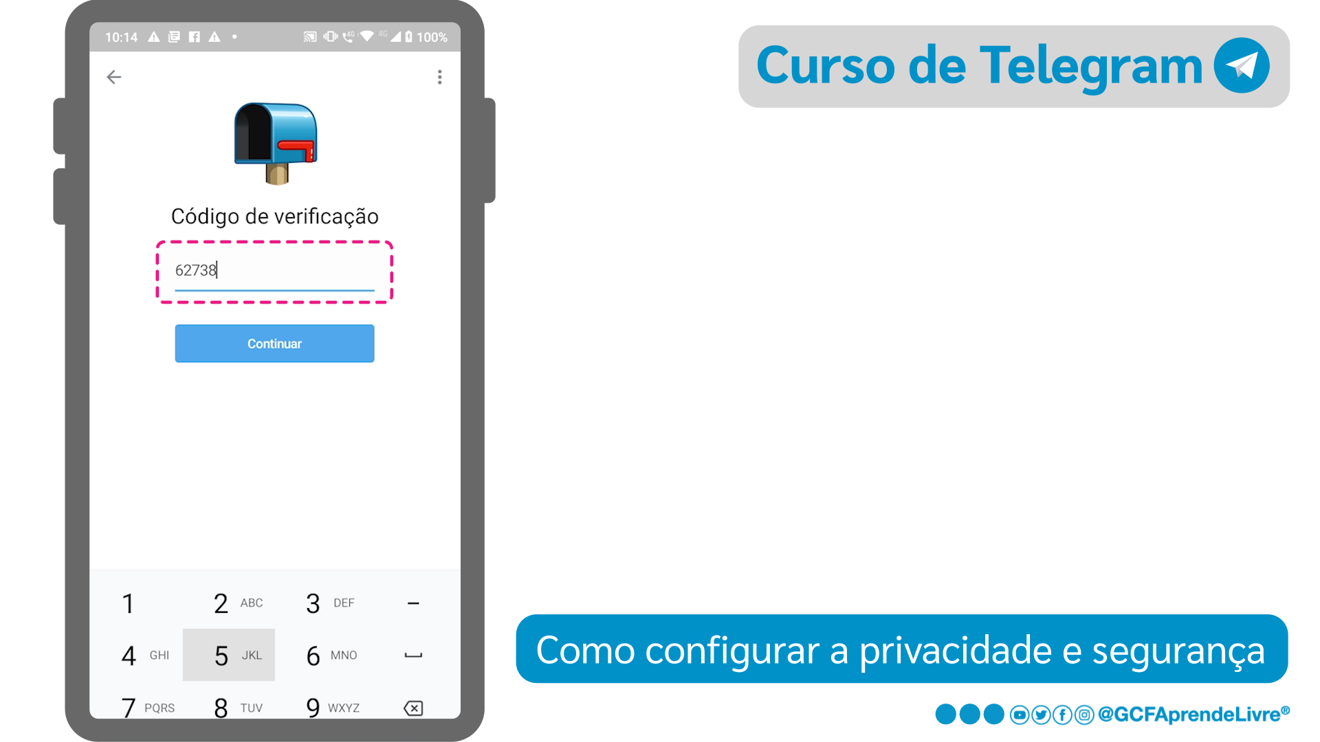 Como ativar a verificação em duas etapas no Telegram - passo 4